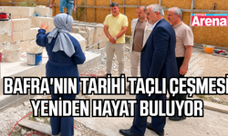 Samsun'da tarihi Taçlı Çeşme yeniden hayat buluyor