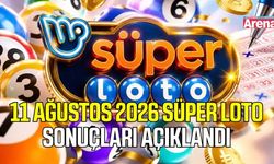 11 Ağustos 2026 Süper Loto sonuçları açıklandı