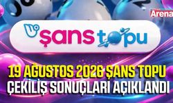 19 Ağustos 2026 Şans Topu Çekiliş sonuçları açıklandı