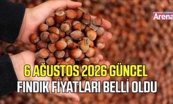 6 Ağustos 2026 güncel fındık fiyatları belli oldu