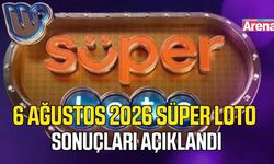 6 Ağustos 2026 Süper Loto sonuçları açıklandı