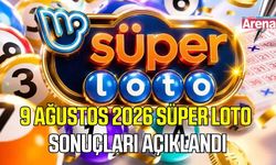 9 Ağustos 2026 Süper Loto sonuçları açıklandı