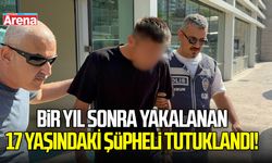 Bir yıl sonra yakalanan 17 yaşındaki şüpheli tutuklandı