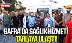 Bafra’da sağlık hizmeti tarlaya ulaştı