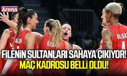 Filenin sultanları sahaya çıkıyor! Maç kadrosu belli oldu