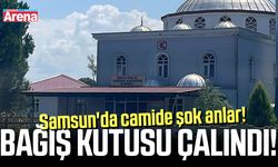 Samsun Çarşamba'da camiden bağış kutusu çalındı
