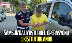 Samsun’da uyuşturucu operasyonu: 1 kişi tutuklandı