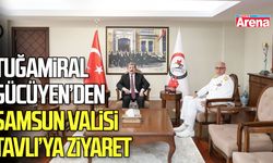 Tuğamiral Gökmen Gücüyen’den Samsun Valisi Orhan Tavlı’ya ziyaret