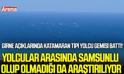 Girne açıklarında katamaran tipi yolcu gemisi battı!