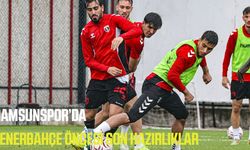 Samsunspor'da Fenerbahçe öncesi son hazırlıklar