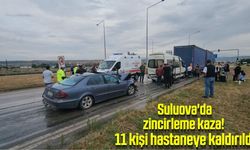 Amasya-Samsun yolunda zincirleme kaza: 11 yaralı!