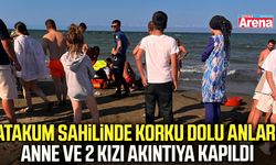 Atakum’da korkutan olay! Anne ve 2 kızı akıntıya kapıldı