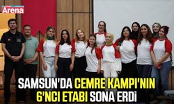 Samsun'da Cemre Kampı'nın 6'ncı etabı sona erdi