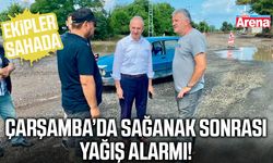 Çarşamba’da sağanak sonrası yağış alarmı!