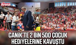 Canik’te 2 bin 500 çocuk hediyelerine kavuştu