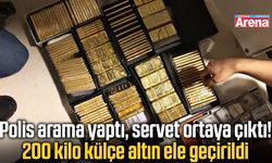 Ankara’da dev operasyon! 200 kilo külçe altın bulundu