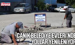 Canik Belediye Evleri’nde yollar yenileniyor
