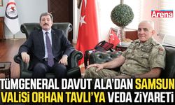 Tümgeneral Davut Ala’dan Vali Orhan Tavlı’ya ziyaret