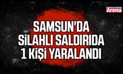 Samsun'da silahlı saldırıda 1 kişi yaralandı