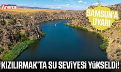 Kızılırmak’ta su seviyesi yükseldi! Samsun’a uyarı