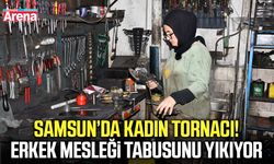 Samsun’da kadın tornacı! Erkek mesleği tabusunu yıkıyor