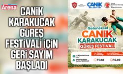 Canik Karakucak Güreş Festivali için geri sayım başladı