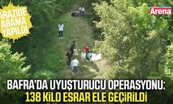 Bafra’da uyuşturucu operasyonu: 138 kilo esrar ele geçirildi