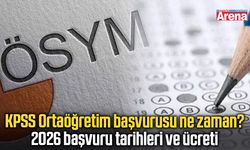 KPSS Ortaöğretim başvurusu ne zaman?