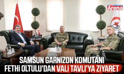 Samsun Garnizon Komutanı Fethi Oltulu’dan Vali Tavlı’ya ziyaret