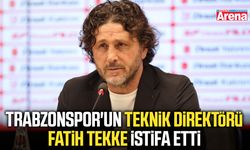 Trabzonspor'da Fatih Tekke istifa etti!