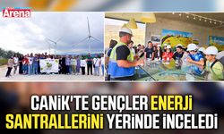 Canik'te gençler enerji santrallerini yerinde inceledi