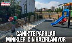 Canik'te parklar minikler için hazırlanıyor
