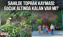 Sahilde toprak kayması: Göçük altında kalan var mı?