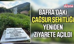 Bafra'daki Çağşur Şehitliği yeniden ziyarete açıldı