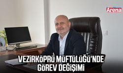 Vezirköprü Müftülüğü'nde görev değişimi