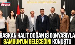 Başkan Halit Doğan, SAMSİAD yönetimiyle bir arada