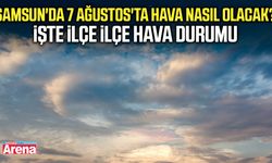 Samsun'da 7 Ağustos'ta hava nasıl olacak?
