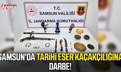 Samsun'da tarihi eser kaçakçılığına darbe!