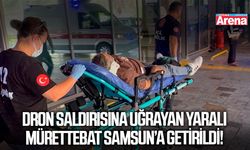 Rusya açıklarında dron saldırısı: Yaralı mürettebat Samsun'a getirildi