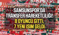 Samsunspor’da büyük değişim: 8 ayrılık, 7 transfer