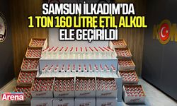 Samsun'da 1 ton 160 litre etil alkol ele geçirildi