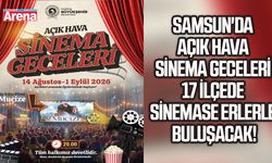 Samsun'da 17 ilçede sinema geceleri!