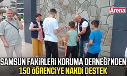 Samsun Fakirleri Koruma Derneği'nden öğrencilere destek