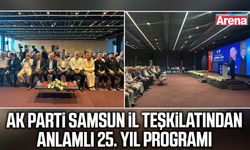 Ak Parti Samsun il teşkilatından anlamlı 25. yıl programı