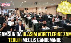 Samsun’da ulaşım ücretlerine zam teklifi meclis gündeminde!