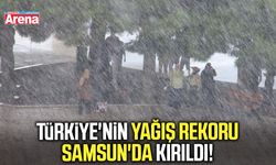Türkiye'nin yağış rekoru Samsun'da kırıldı!