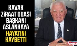 Kavak Ziraat Odası Başkanı Aslankaya hayatını kaybetti