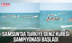 Samsun'da Türkiye Deniz Küreği Şampiyonası başladı