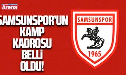 Samsunspor'un Göztepe maçı kamp kadrosu belli oldu