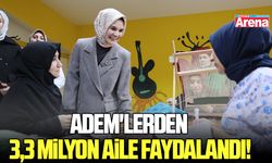 ADEM'lerden 3,3 milyon aile faydalandı